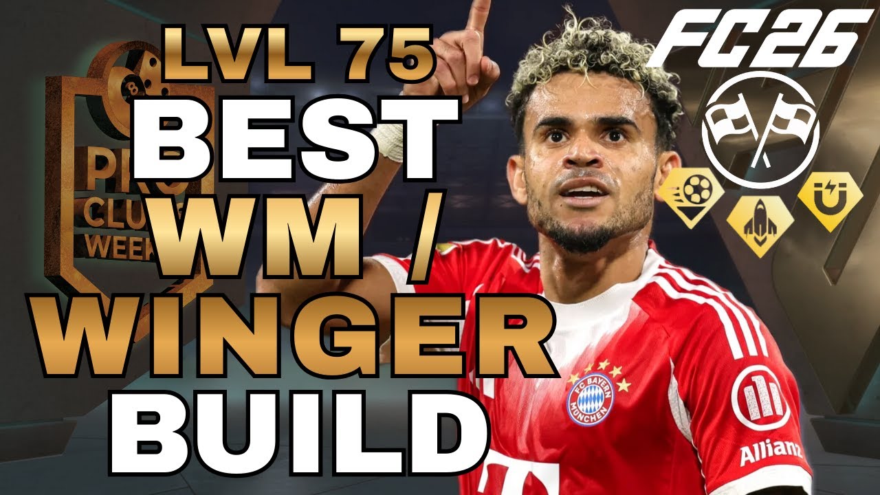 BEST WINGER / WIDE MID BUILD *MAX LEVEL 75* | EA SPORTS FC 26 CLUBS BALLER BUILD