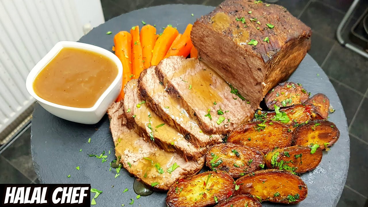 DELICIOUS ROAST DINNER RECIPE | Halal Chef