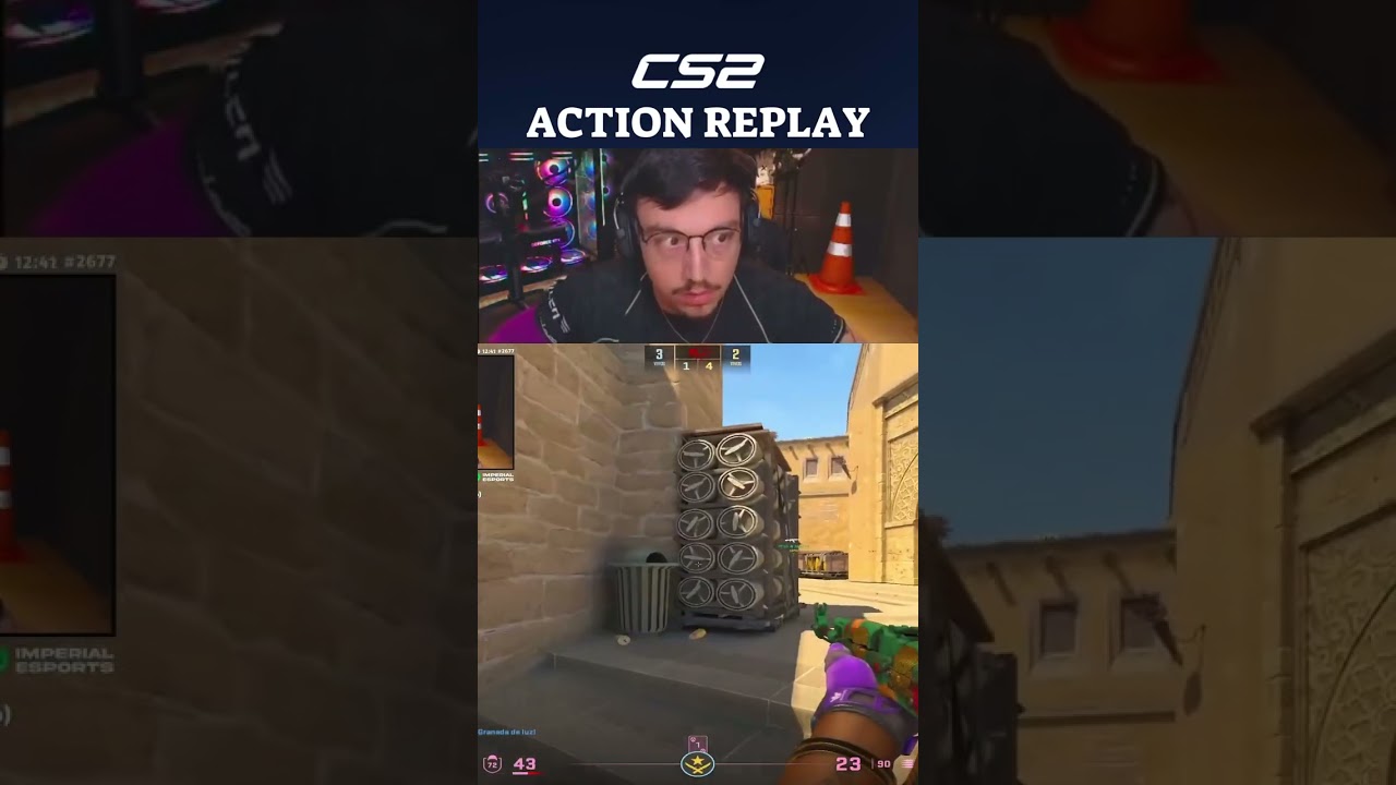 wastzera 4k and insane 1v3 to win the round!!