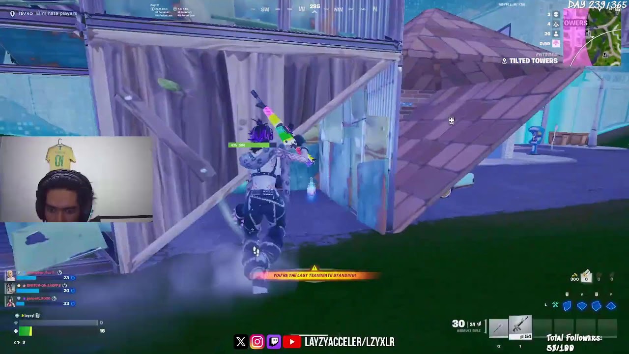 Day 239/365: FORTNITE RANKED RELOAD RESET⚡Platinum III 60%⚡CHAPTER 7!⚡365 MARATHON CONTINUES