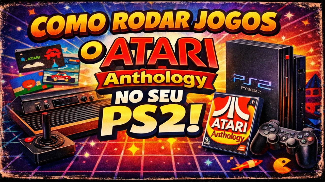 [TUTORIAL] - COMO RODAR O ATARI ANTHOLOGY NO SEU PLAYSTATION 2 CORRETAMENTE #antigasjogatinas