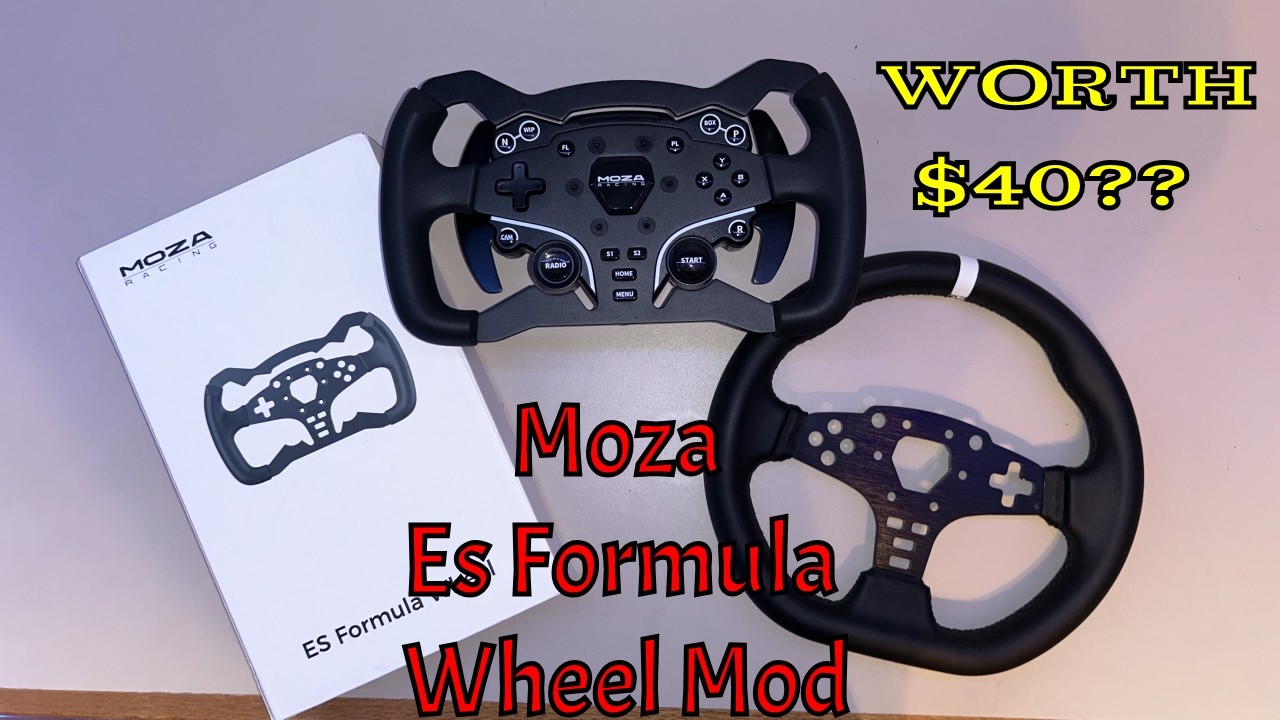 Moza ES Formula Wheel Mod Unboxing & Review