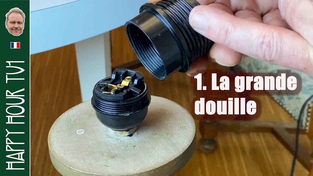 Réparer la douille d'une lampe cassée