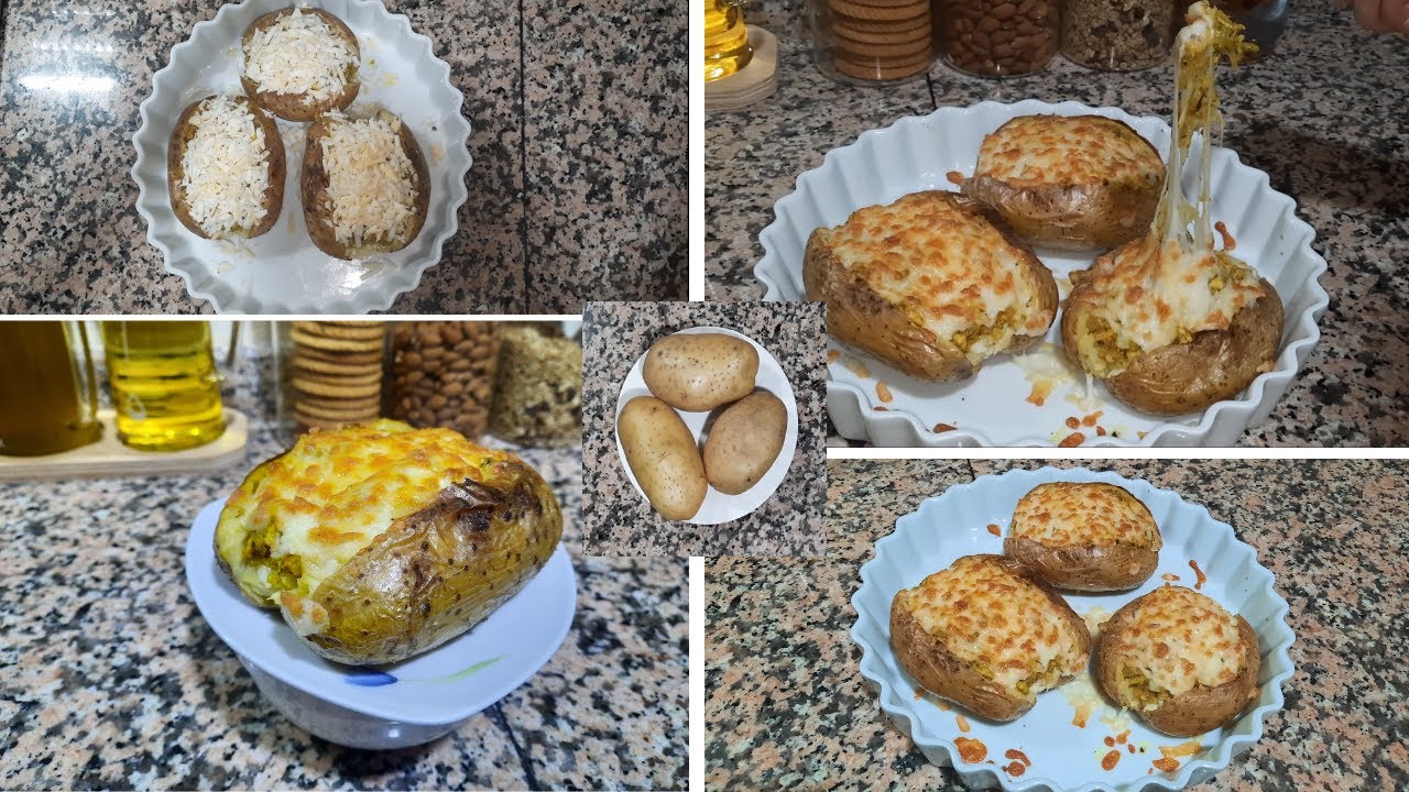 بطاطا الكومبير التركي 🥰  بطاطس مشوية و معمرة فالفرن كتجي لذيييذة بزاف