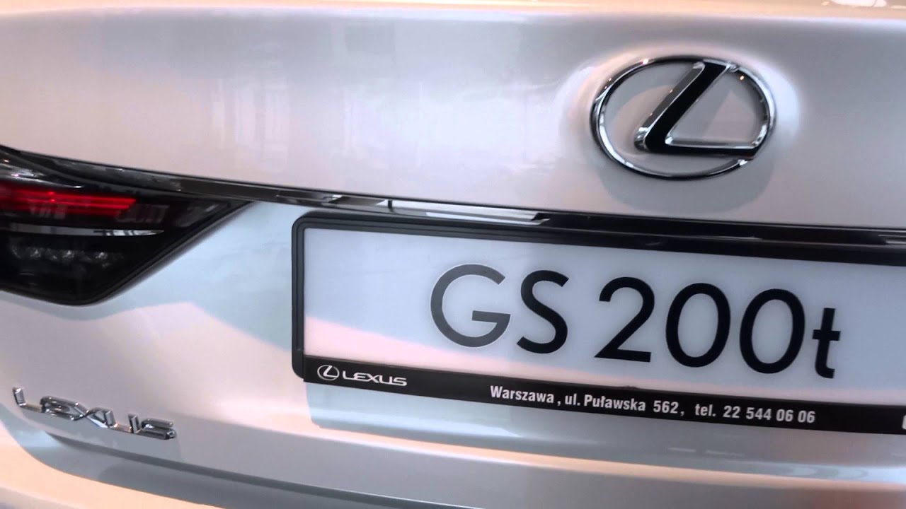 2016 Lexus GS 200t Presentation Walkaround Interior Exterior Prezentacja PL