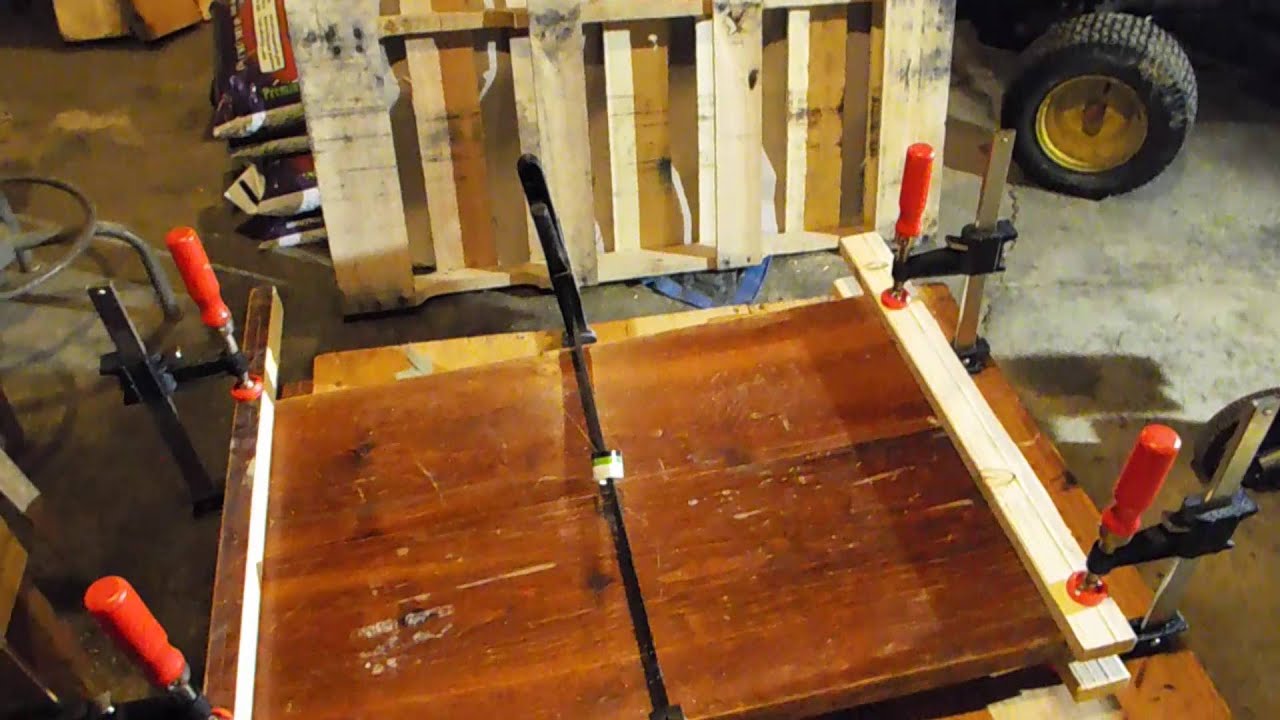 first glue up   F.U.  Feenaughty Upcycle PT 1