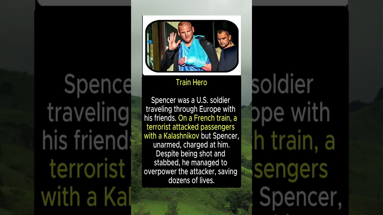 🔴Unarmed, he faced a terrorist on a train!