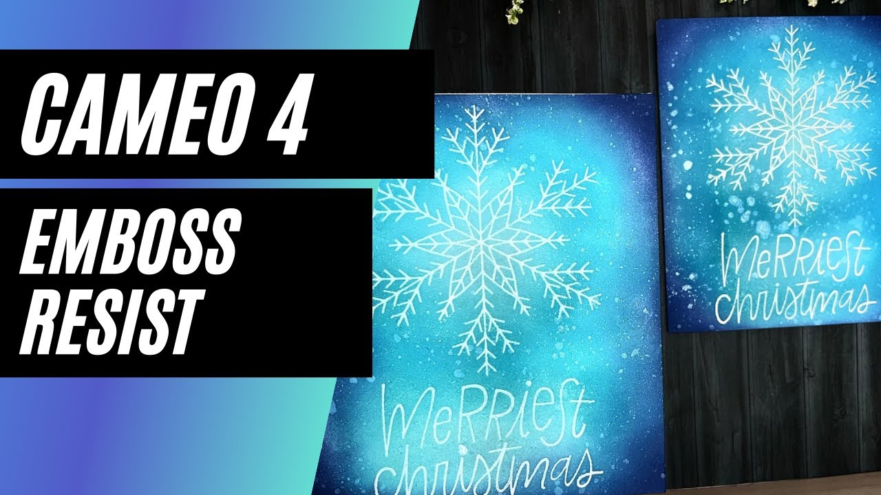 How To Emboss With Silhouette Cameo 4
