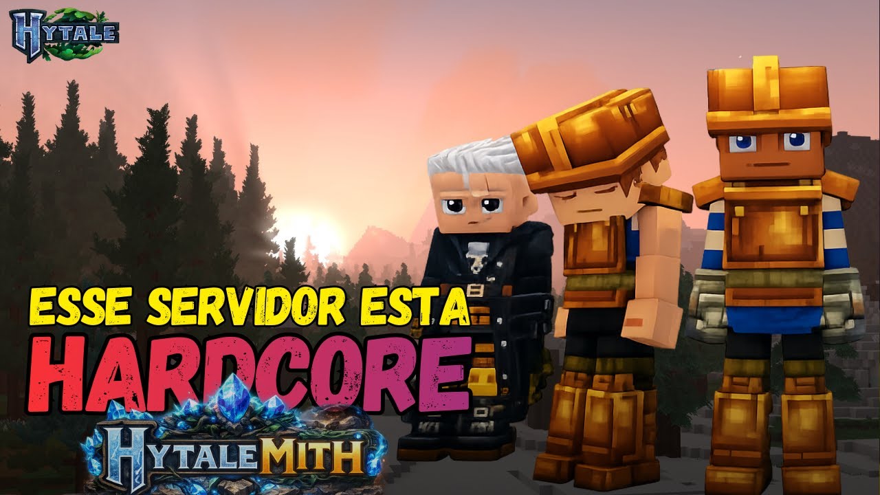 HYTALE o server voltou no hardcore - vamos explorar