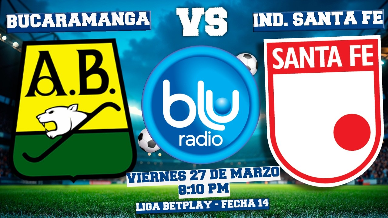 🔴 EN VIVO 🔴ATL&Eacute;TICO BUCARAMANGA VS INDEPENDIENTE SANTA FE | LIGA BETPLAY | FECHA 14