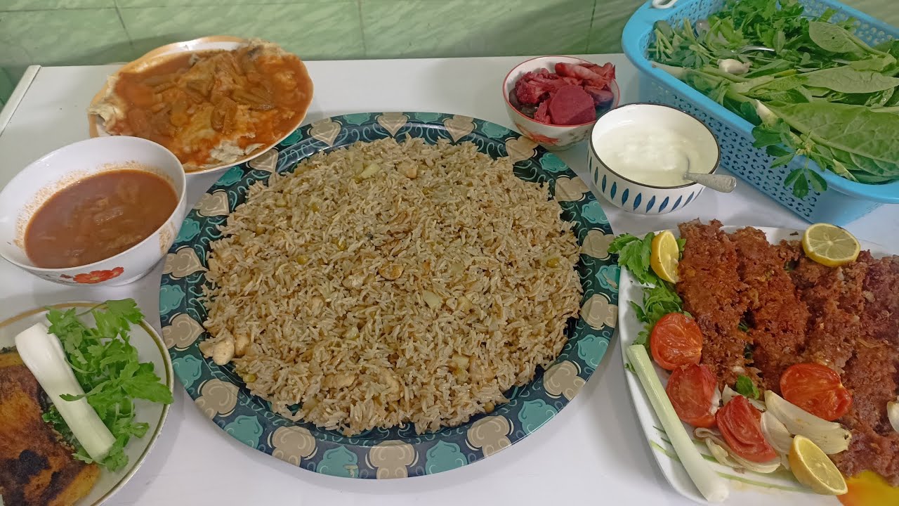 هريسه كباب شوي برياني دجاج شوربه السلك 