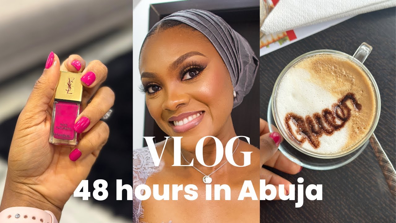 Travel with me to Abuja for Vivian Okezie's wedding | 48 Hours in Abuja