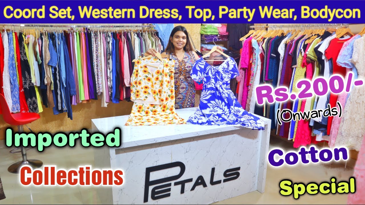 Imported Coord Set, Western Dress, Crop Top, Party Wear, 3D Shirt, Skirt Wholesaler in Kolkata