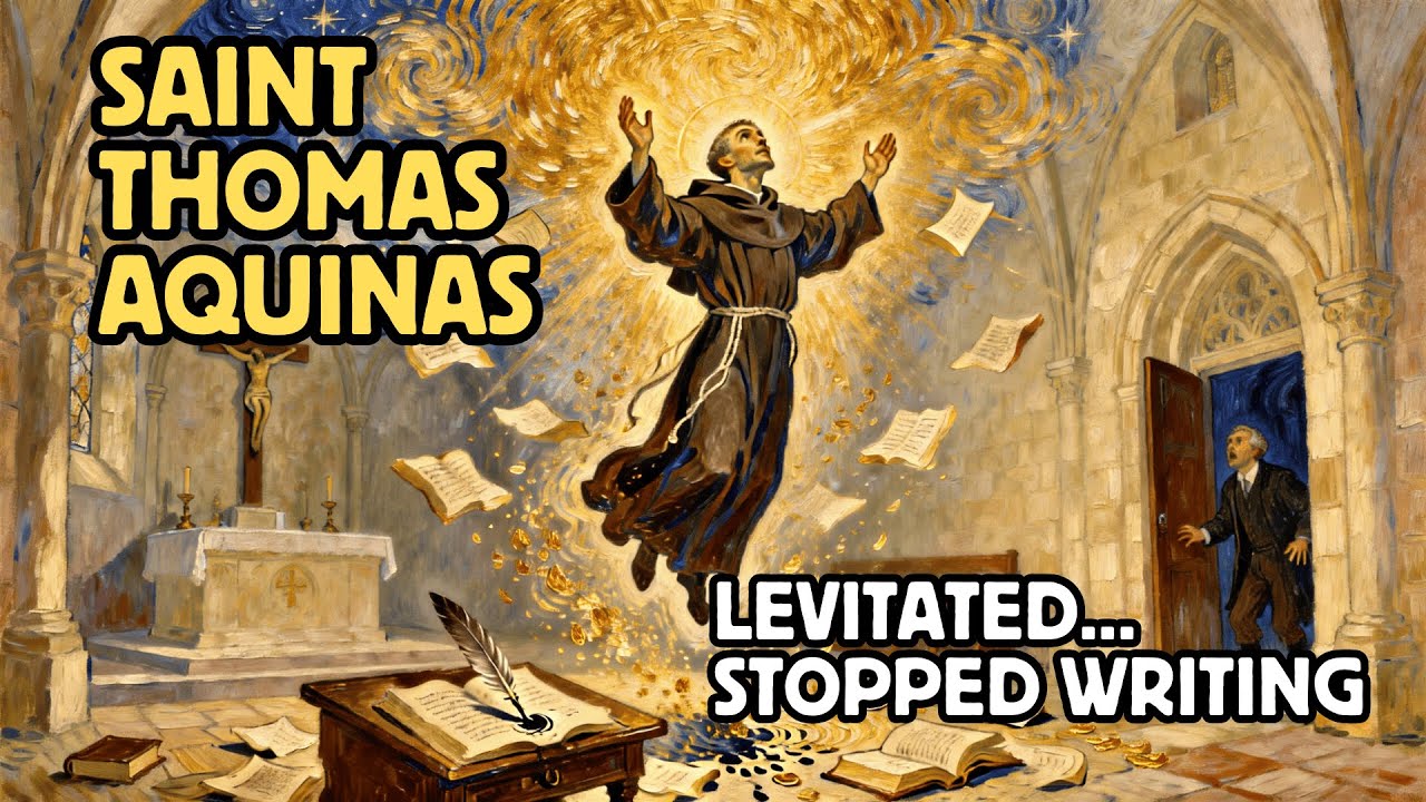 Saint Thomas Aquinas: The Incredible Story of the Man Who Levitated and Stopped Writing