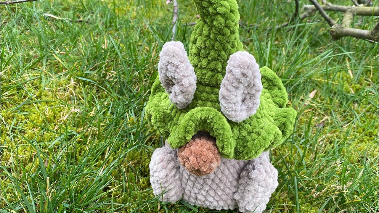 gehäkelter Hase- Wichtel-  Behälter