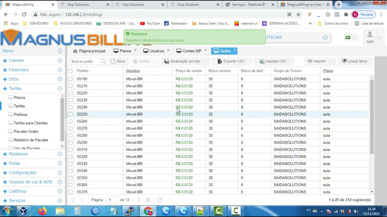 19 - CONFIGURANDO O ISSABEL COM O MAGNUS BILLING