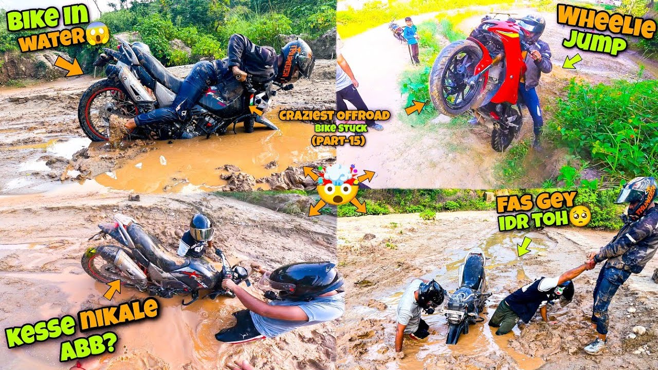 Bike Panni Mai Doob Gai🥺|| Offroad Gone Wrong
