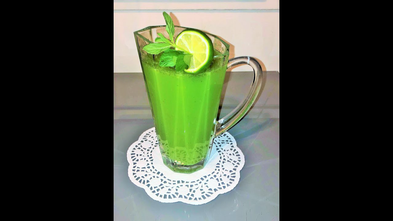 ٌRecipe#01 Fresh Lemon, Lime & Mint Juice  عصير ليمون بالنعنع