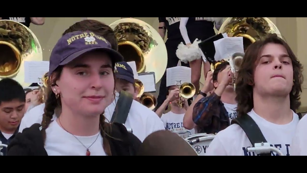 Notre Dame Band....Gator Bowl Pep Rally 2022