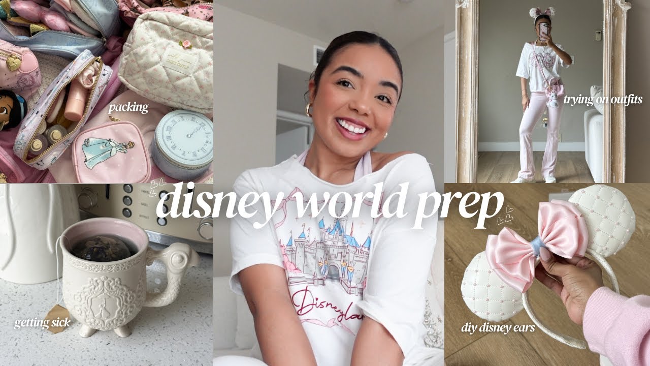 IM GOING TO DISNEY WORLD!! (pack + prep with me)