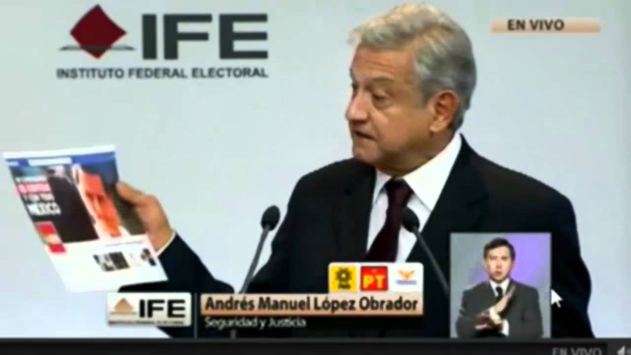 AMLO vs. Peña Nieto: documentos presentados en el primer debate
