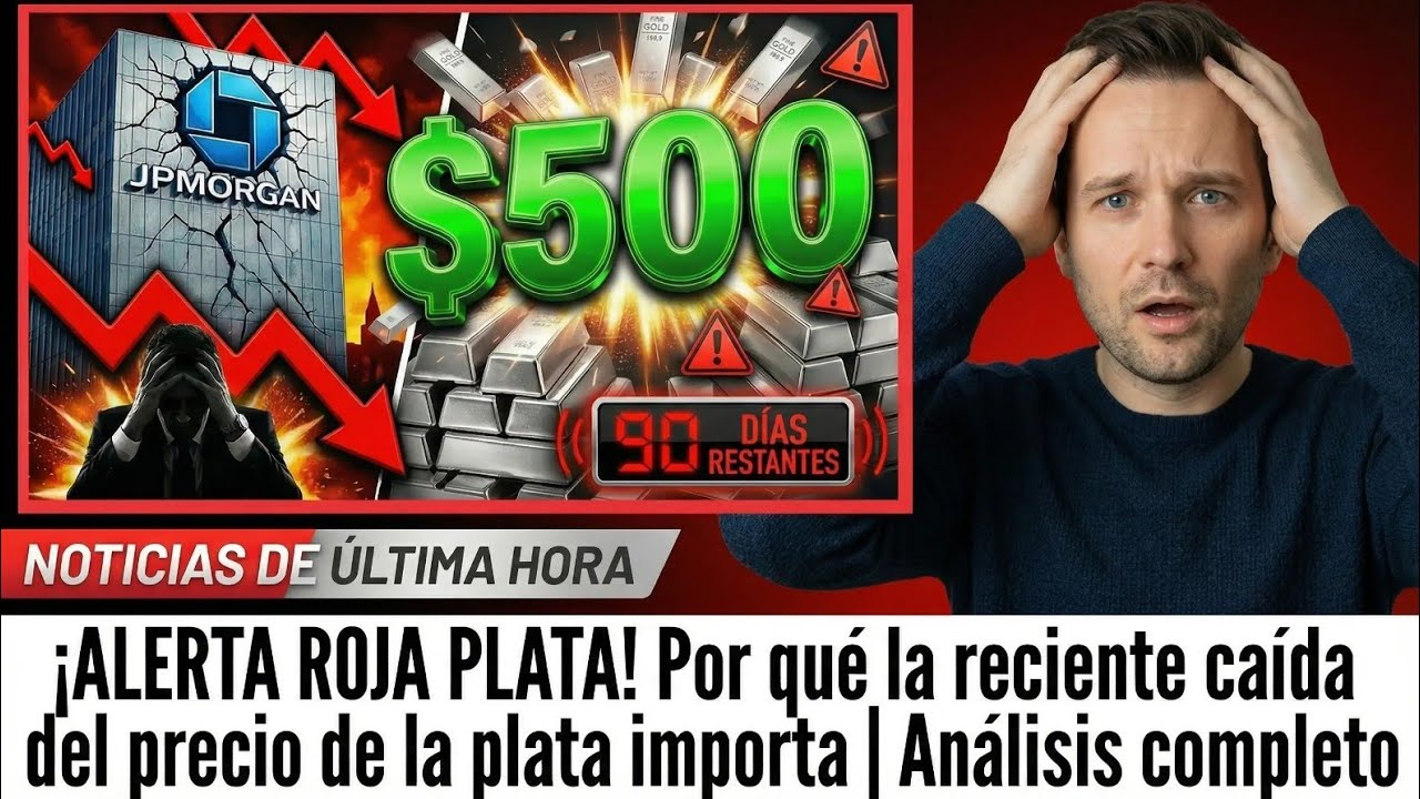 ¡ALERTA ROJA DE PLATA! Por qué importa la reciente caída del precio de la plata | Análisis completo