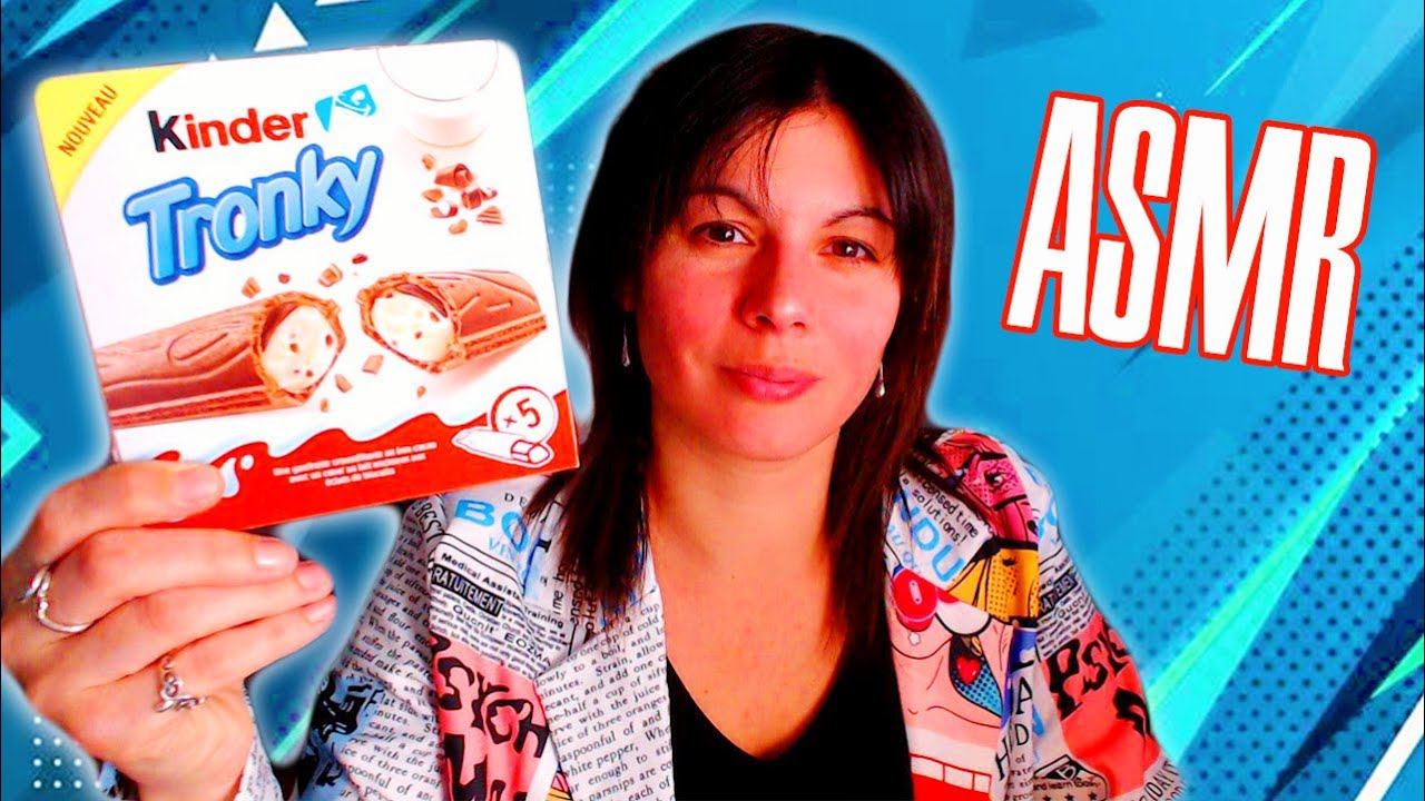ASMR Français - Je teste le nouveau Kinder Tronky