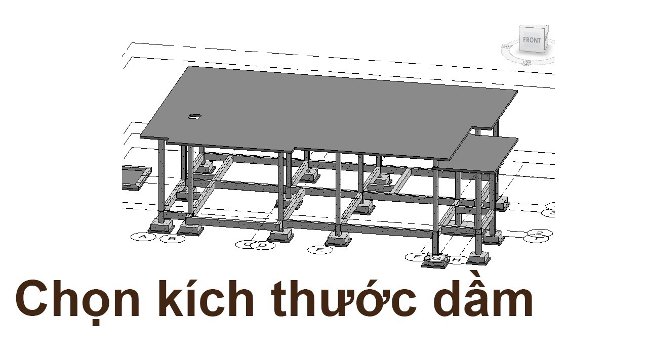 Cách chọn kích thước dầm nhà 1, 2, 3 tầng