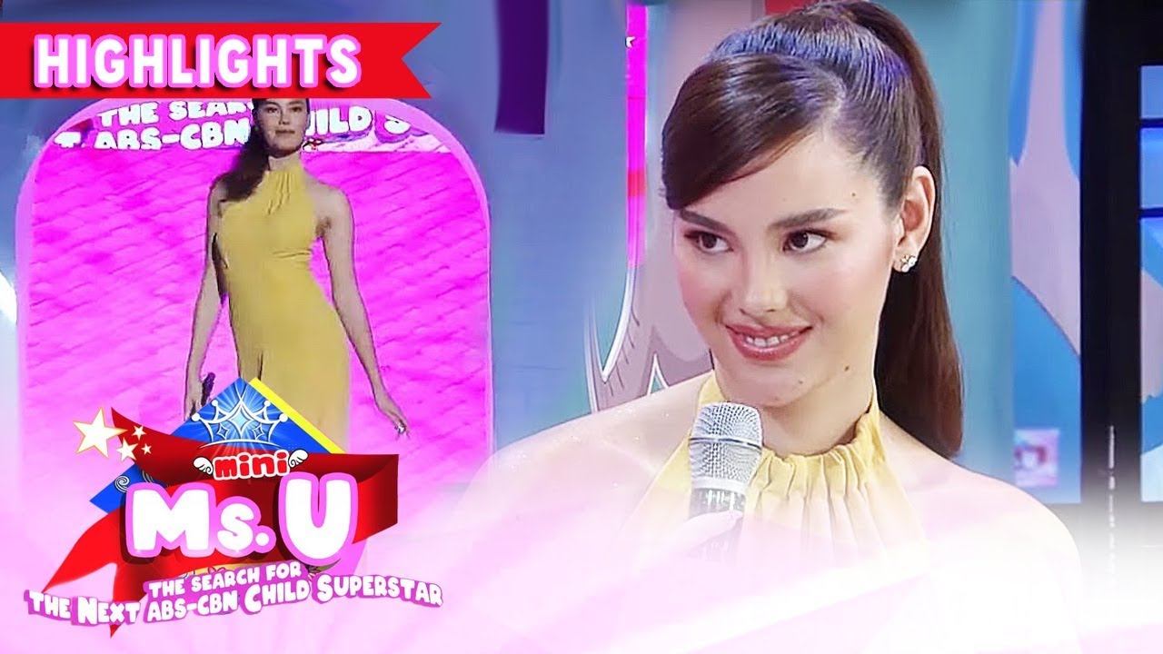 Catriona shows her signature 'Slow mo' walk on Miss Universe | It's Showtime Mini Miss U