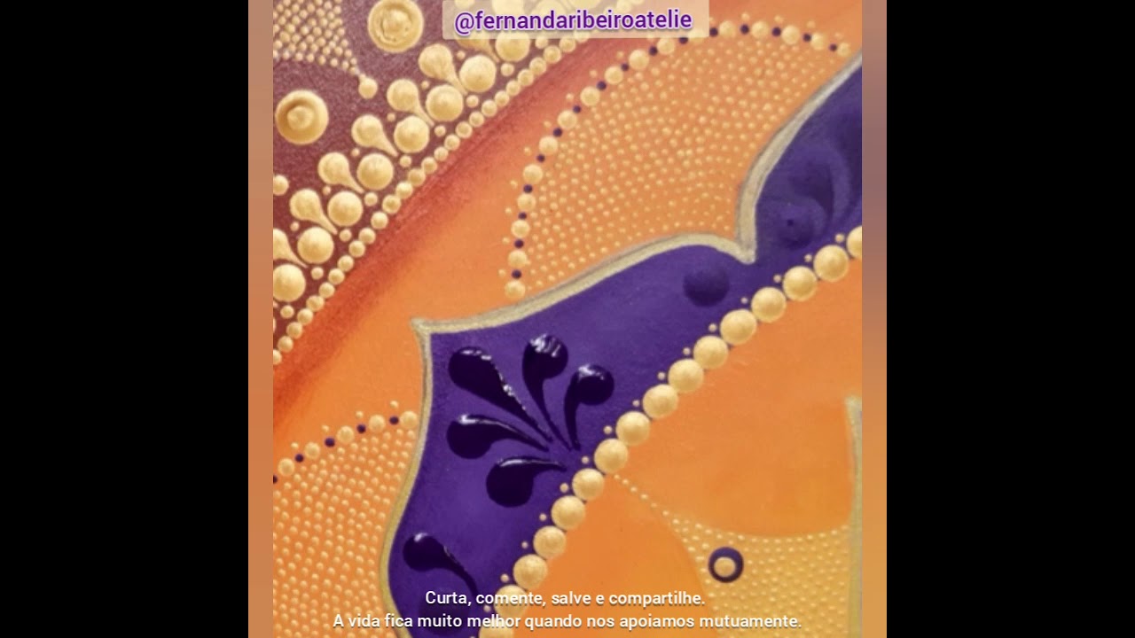 PAP / Tutorial Arabescos em 7 minutos. Dots Mandalas - mandalas em pontilhismo - #dotmandalas
