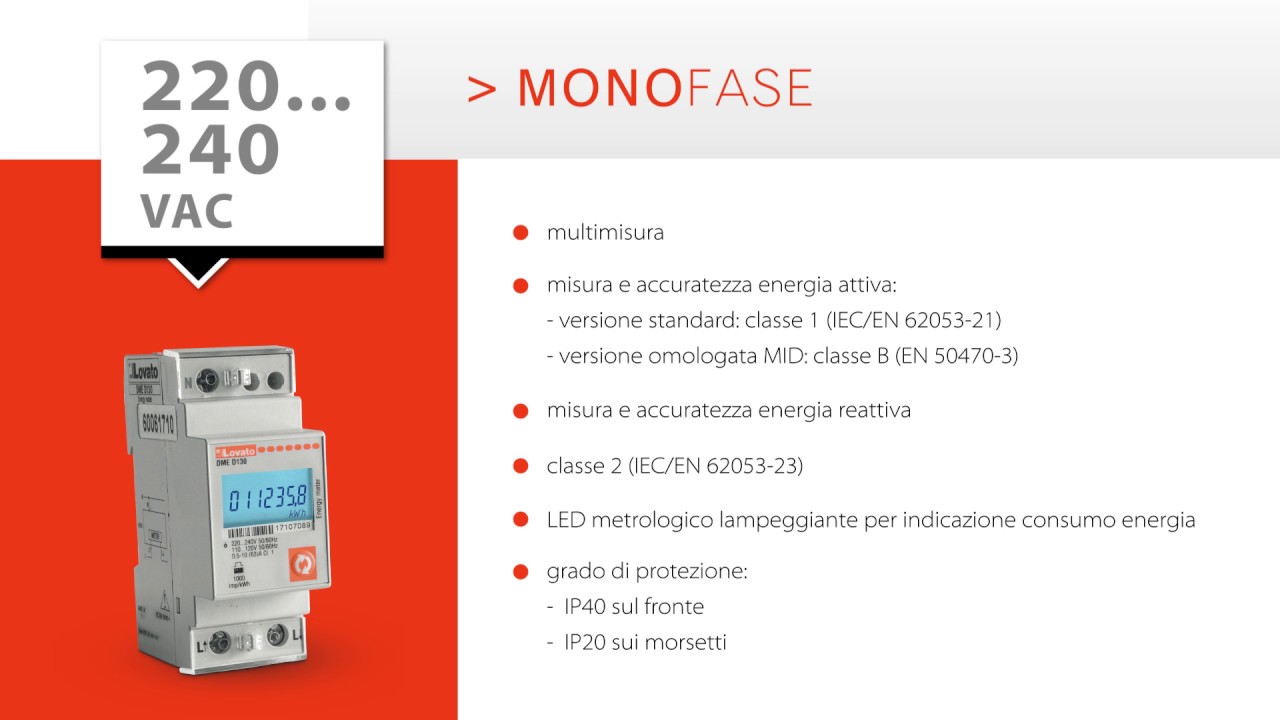 Contatori di energia serie DME | LOVATO Electric
