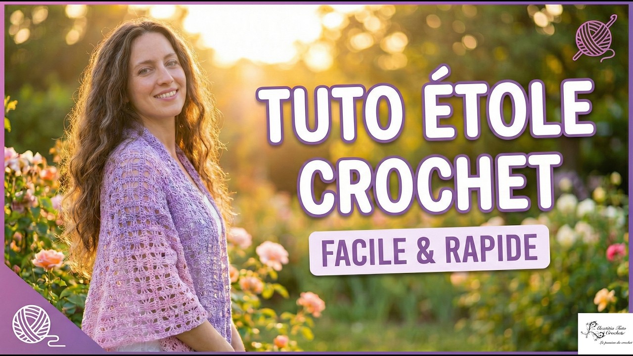 Tuto étole au crochet