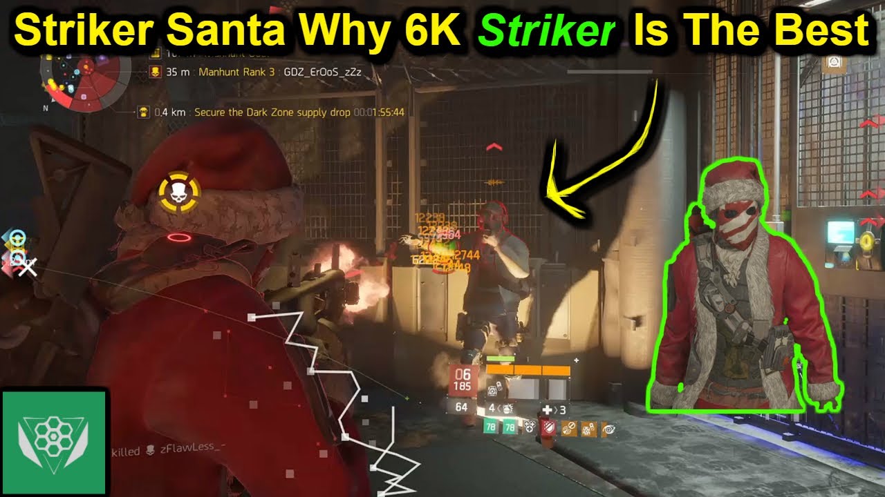 Striker Santa(Why 6K Striker Is The Best Damage King)|Division 1.8.3|
