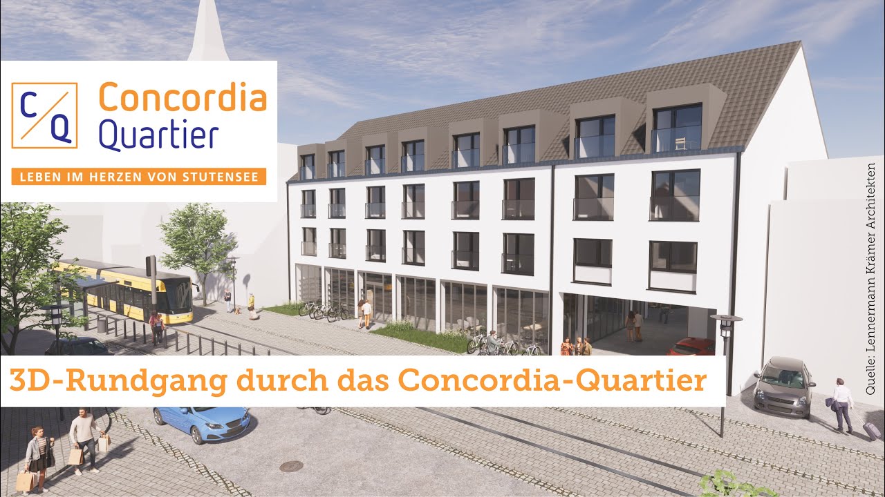 3D-Rundgang durch das Concordia-Quartier, Hauptstr. 105-107, 76297 Stutensee-Blankenloch