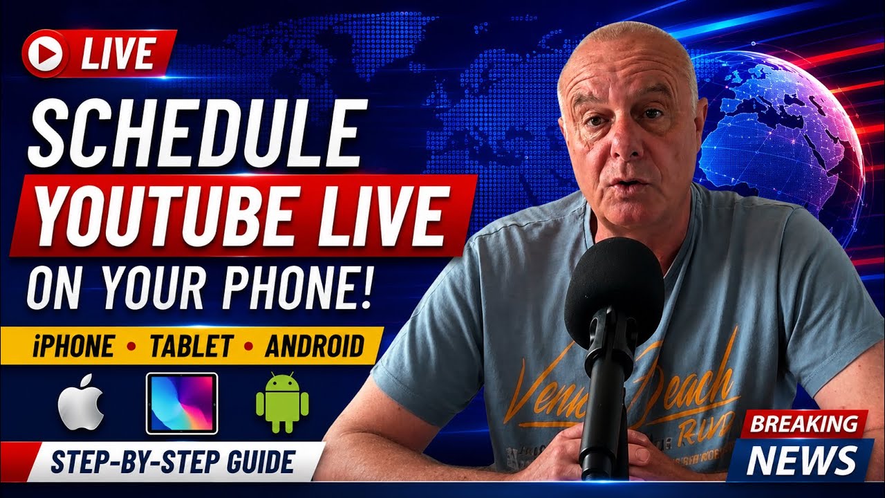 Как запланировать прямую трансляцию на YouTube с помощью iPhone или телефона Android