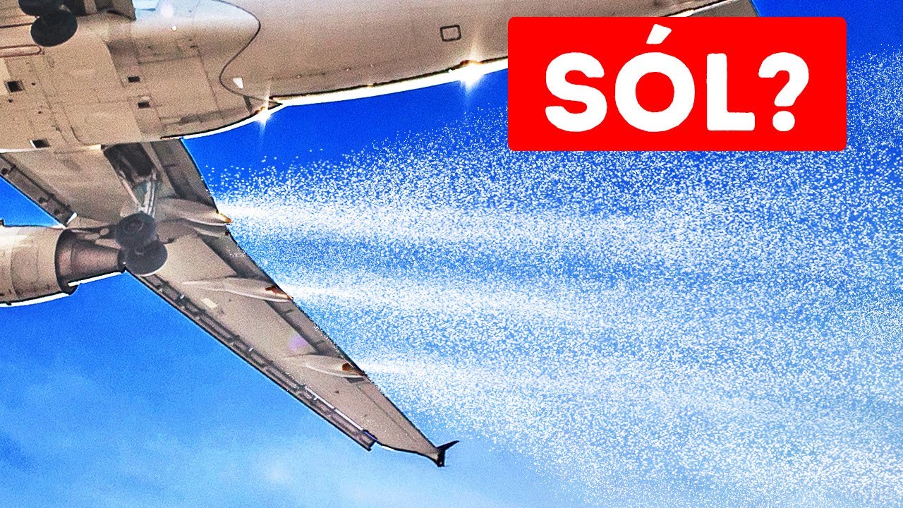 Dlaczego samoloty posypują chmury solą