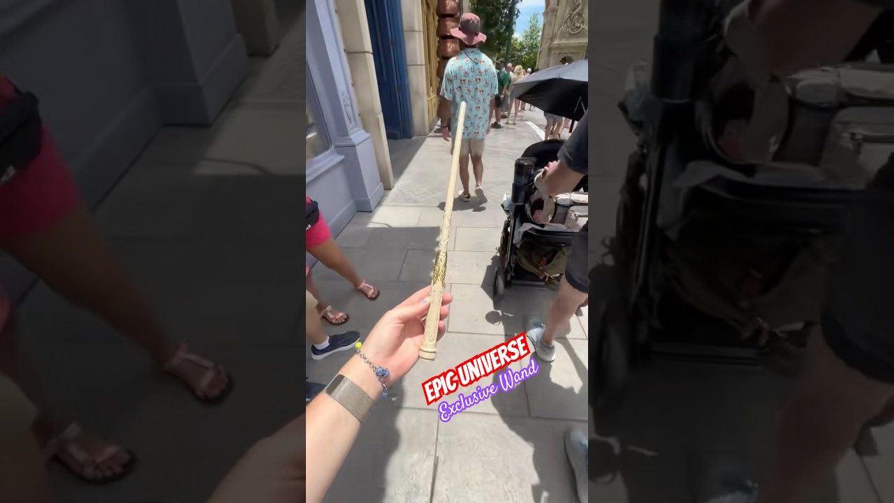 Exclusive Epic Universe wand! #epicuniverse #harrypotter #wand #wizardingworld #universalstudios