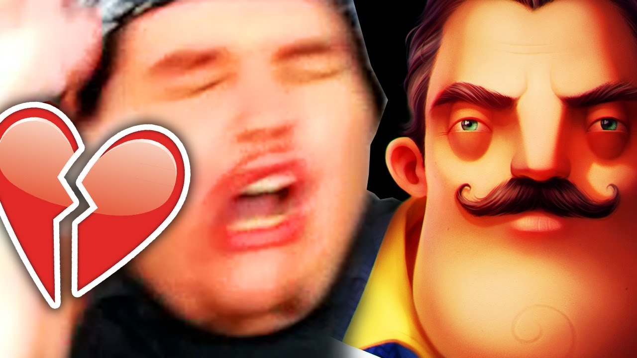 Puse a MI AMIGO CON PROBLEMAS DEL CORAZÓN a jugar Hello Neighbor