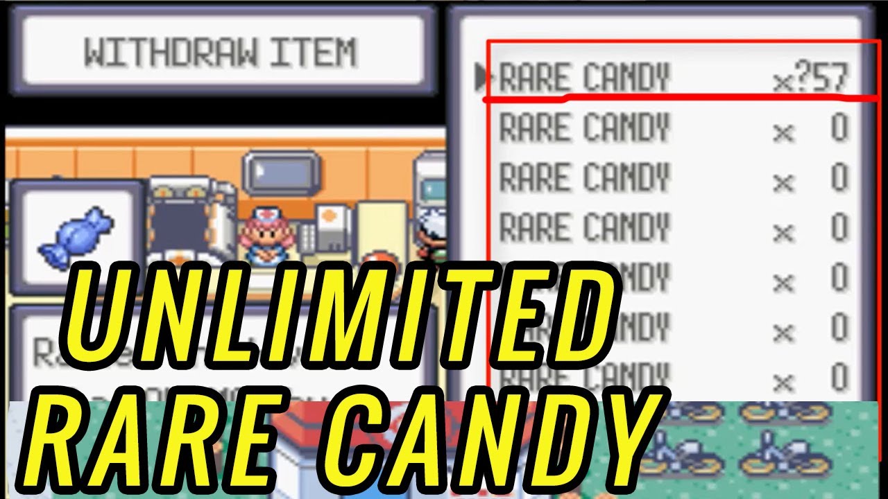 Rare Candy Cheats for Pokemon Emerald (PC/Mobile)