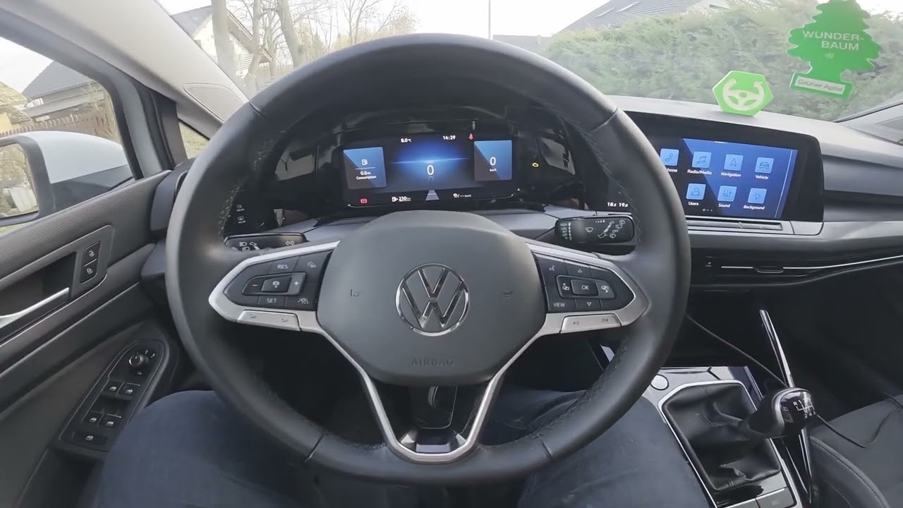 VOLKSWAGEN Golf VIII – Cómo activar las luces automáticas por lluvia