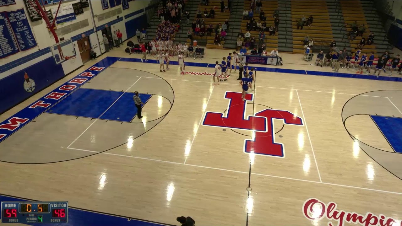 Jim Thorpe High School vs Palmerton High School Mens Varsity Basketball