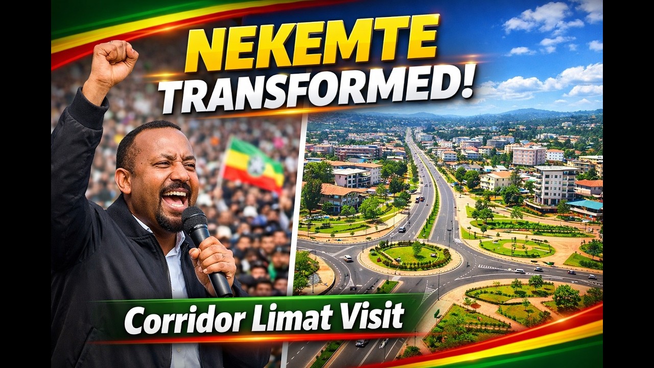 PM Abiy Ahmed Visits Nekemte | Corridor Limat Project Update