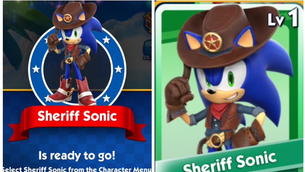 نجيب شخصية Sheriff sonic في سونيك داش ونلعب ضد Eggman or Zazz boss