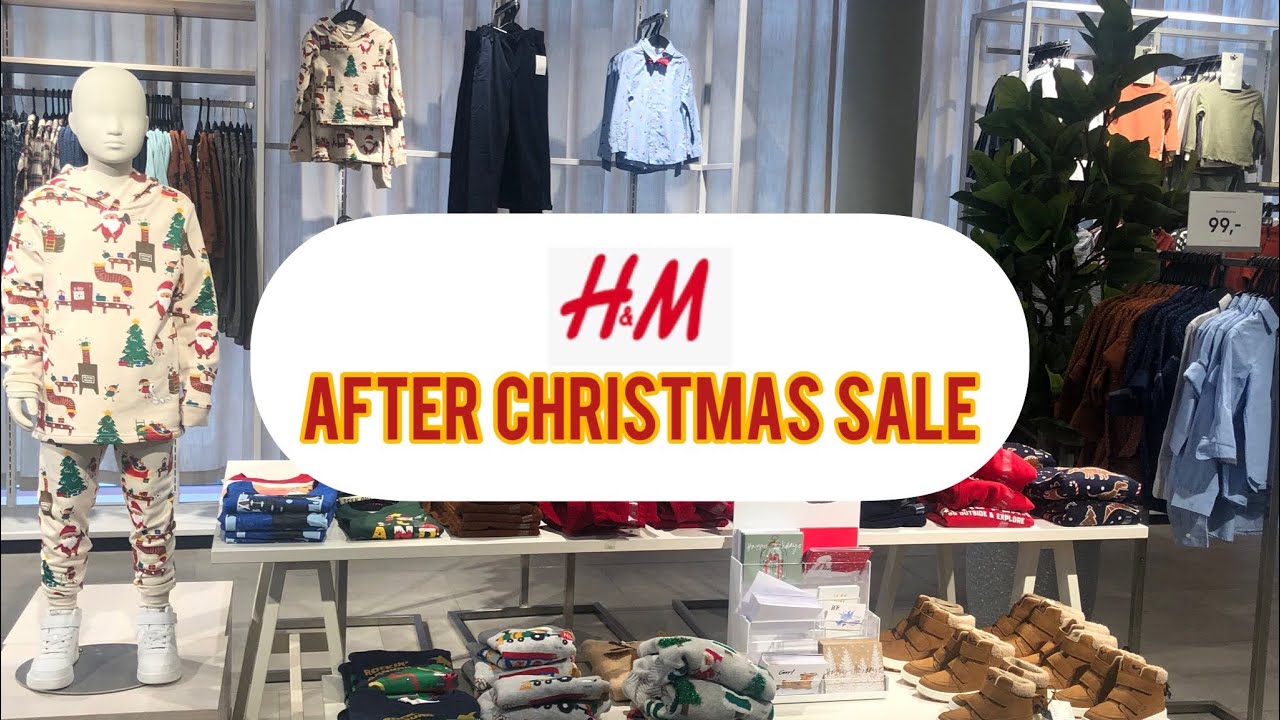 H&M After Christmas sale || New year sale || Norway Winter sale
