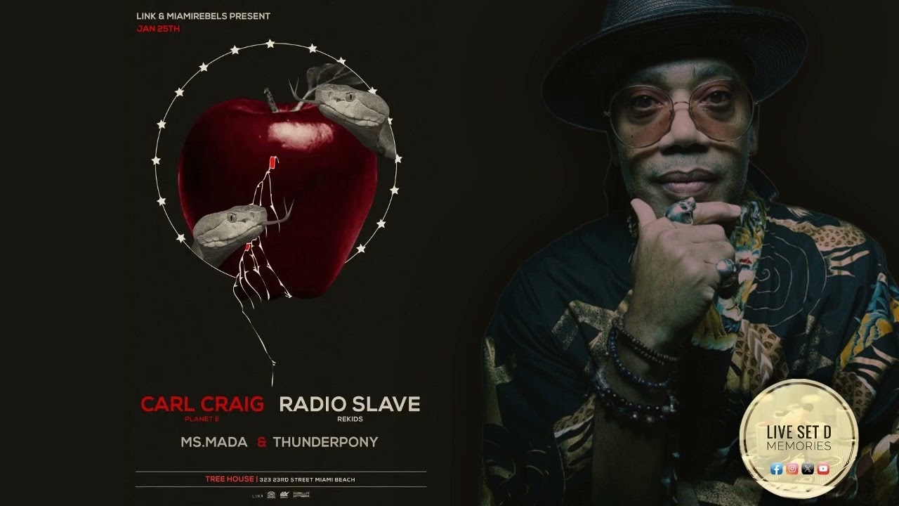 Carl Craig @ Treehouse - Miami - USA 25 01 2013