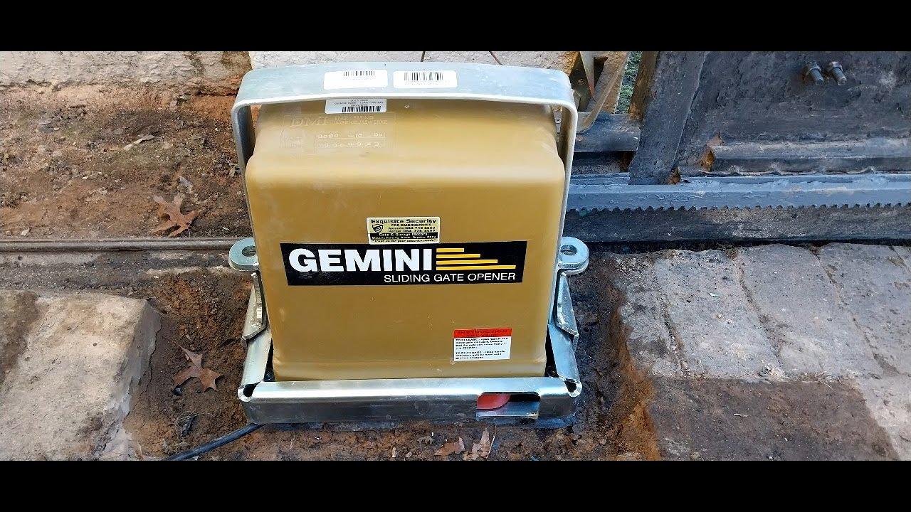 Gemini 142 Slider gate motor installation in Rembrandpark Johannesburg by Smart Gates 083 778 2288
