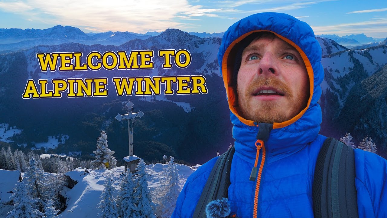 Hiking Up A Mountain In Freezing Temperatures | DJI Action 5 Pro