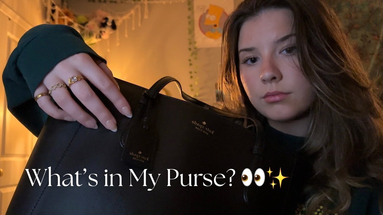 ASMR What’s in My Purse 💼✨ Soft Whispering, Tapping, & Rummaging