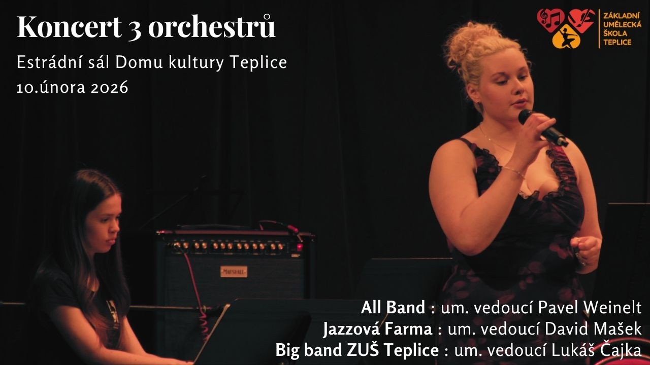 Koncert 3 orchestrů, Estrádní sál - Dům kultury Teplice, 10. února 2026