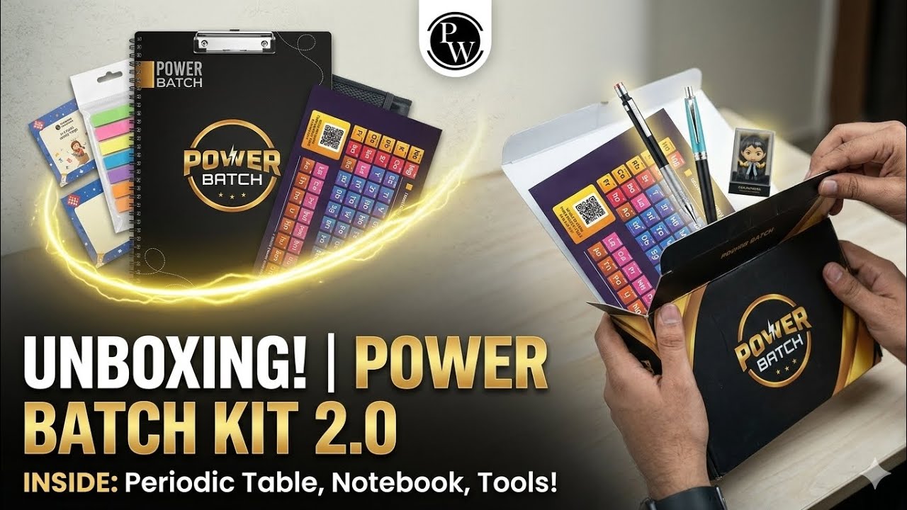 Finally Unboxing The PW Uday Power Batch Kit! 🤩 | Shocking Items Inside! 😱 